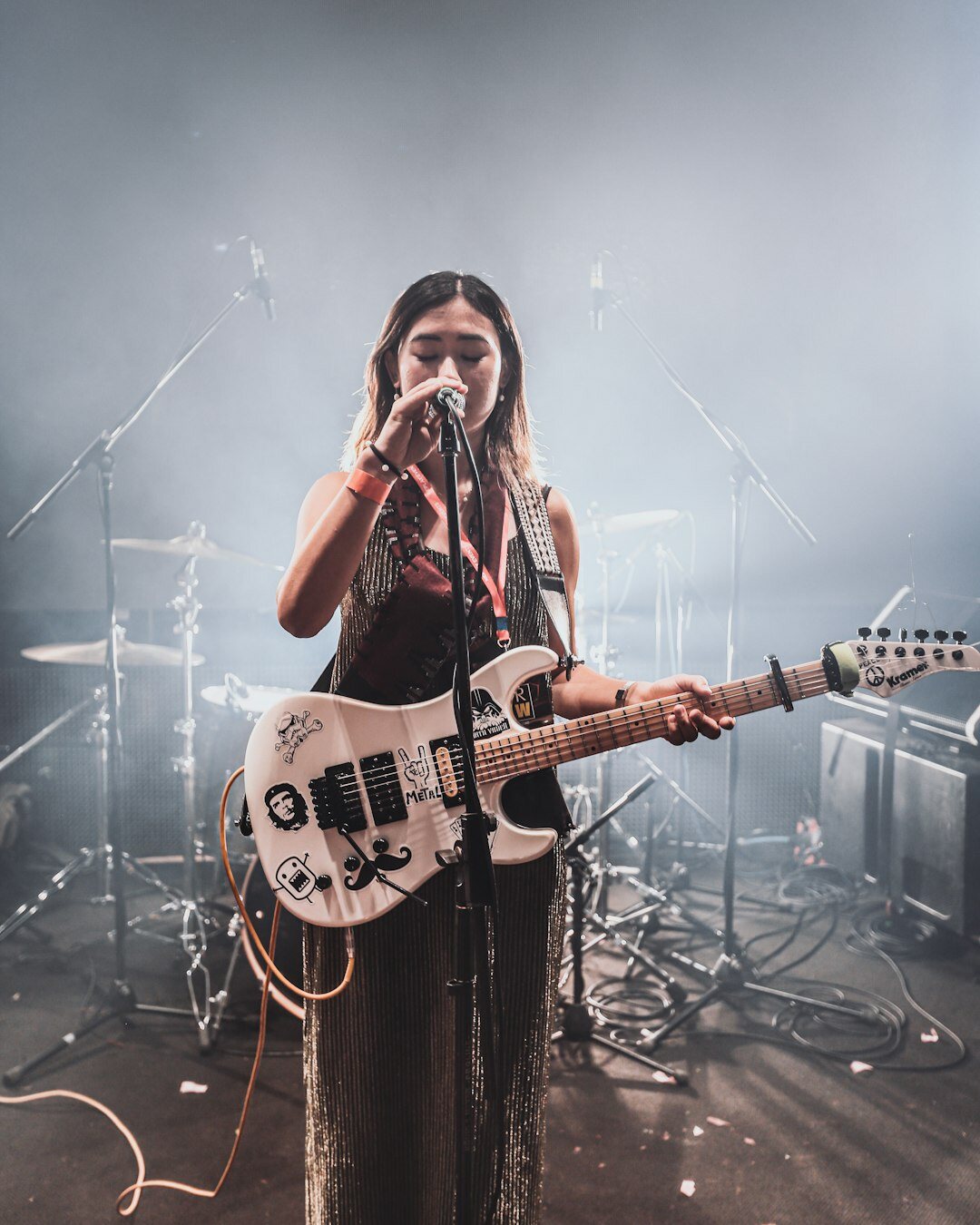musician performing on stage